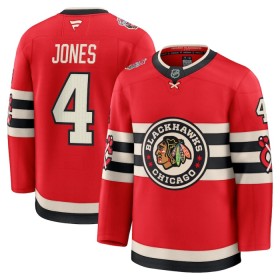 Chicago Blackhawks Hockeydrakt Fanatics Premium NHL Seth Jones 2024-25 Rød Winter Classic - Herre